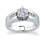 White gold diamond engagement ring