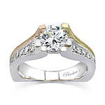 Tri Color Engagement Ring