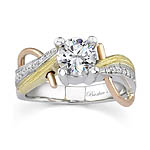 Tri Color Engagement Ring -7138LW