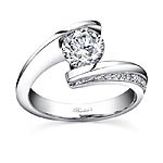 White Gold Engagement Ring -7515LW 