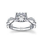 White Gold Engagement Ring -7716LW 