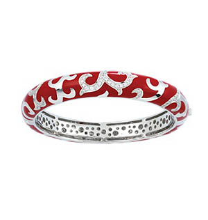 Royale Stackable Red Bangle