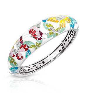 Butterfly Kisses Ivory Bangle