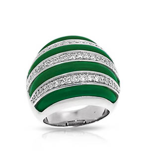 Intermezzo Emerald Ring