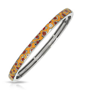 Constellations: Leopard Yellow and Brown Bangle