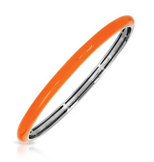 Constellations: Pure Color Orange Tapered Bangle 