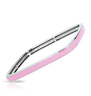 Constellations: Pure Color Pink Square Bangle