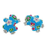 Lucky Frog Turquoise Earrings