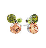 Tres Chic Champagne Earrings