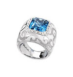 Royale Stone Aquamarine Ring