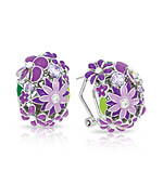Jardin Purple Earrings