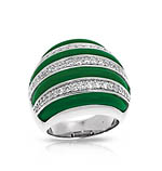 Intermezzo Emerald Ring