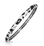 Constellations: Roses Black and White Bangle