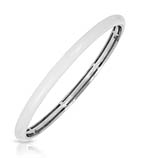 Constellations: Pure Color White Tapered Bangle 