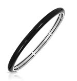 Constellations: Pure Color Black Tapered Bangle 
