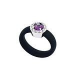 Diana Black/Amethyst Ring
