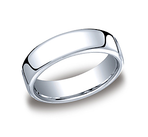 This classy and elegant 6.5mm Cobalt band features a slight flat surface and offers Comfort-Fit on the inside for unforgettable comfort.