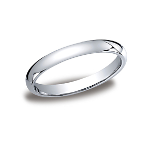 This beautiful 3mm band features a traditional domed profile and Comfort-Fit on the inside for unforgettable comfort.