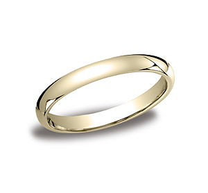 This beautiful 3mm band features a slightly domed profile and Comfort-Fit on the inside for unforgettable comfort.