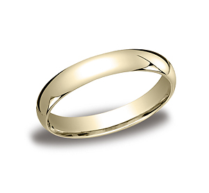 This beautiful 4mm band features a slightly domed profile and Comfort-Fit on the inside for unforgettable comfort.