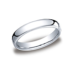 This classy and elegant 4.5mm Cobalt band features a slight flat surface and offers Comfort-Fit on the in...