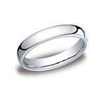 This classy and elegant 4.5mm band features a slight flat surface and offers Comfort-Fit on the inside fo...