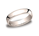 This classy and elegant 5.5mm band features a slight flat surface and offers Comfort-Fit on the inside fo...
