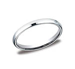 This beautiful 2.5mm band features a traditional domed profile and Comfort-Fit on the inside for unforget...