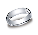 This beautiful 6mm band features a traditional domed profile and Comfort-Fit on the inside for unforgettab...