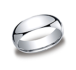 This beautiful 7mm band features a traditional domed profile and Comfort-Fit on the inside for unforgettab...