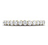 This elegant 2.5mm shared prong diamond band features 28 round ideal cut diamonds. Total approximate carat weight is 1.12.ct