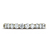 This gorgeous 3mm shared prong ring features 12 enchanting diamonds and a tapered-shank.