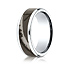 This awesome high-polished 8mm comfort-fit Cobalt band features a camoflauge inlay and beveled edges.