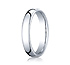 This classy and elegant 4.5mm Cobalt band features a slight flat surface and offers Comfort-Fit on the inside for unforgettable comfort.