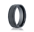 This Ceramic 8mm comfort-fit satin-finished band features a high polished round edge that is both sleek and subtle.
