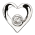Jeweled Heart -Clear CZ