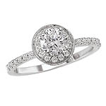 14KW ROM COM RING, WB 118005-WD1.00CT, INC .50CT RD CTR