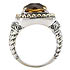 18K/SILVER WITH CITRINE RING CT-10MM SZ 6