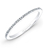 14k White Gold Rose Cut Black Diamond Center Engagement Ring Bridal Set